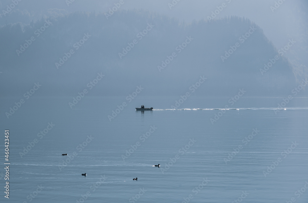 Beautiful landscape around Lake Brienz