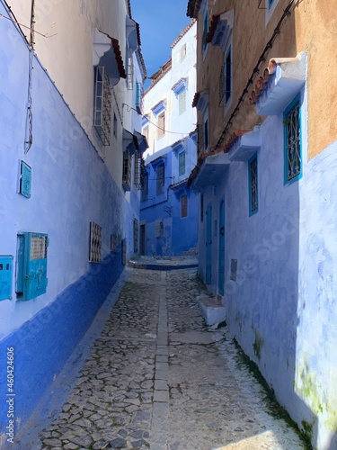 narrow street in the old town of island © Wayne