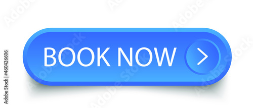 Book Now Blue Button. Vector Stock Illustration