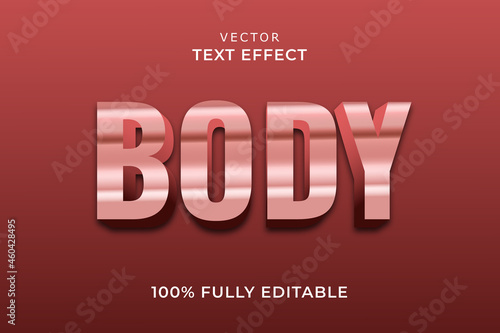 Body text effect eps