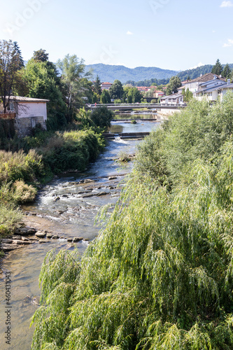 Center of town of Troyan, Lovech region, Bulgaria