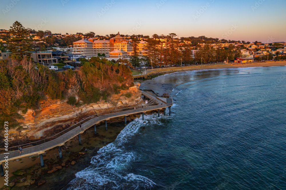 Early morning seascape flight over The Haven at Terrigal