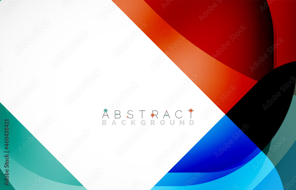 Minimal background. Abstract square shape with round corners created with wavy forms. Vector Illustration For Wallpaper, Banner, Background, Landing Page Minimal background. Abstract square shape with round corners created with wavy forms. Vector Illustration For Wallpaper, Banner, Background, Landing Page