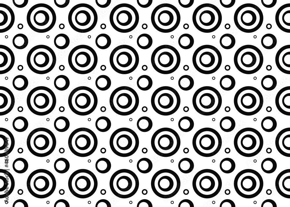 black and white circle shape seamless pattern ep28 black and white circle shape seamless pattern ep28