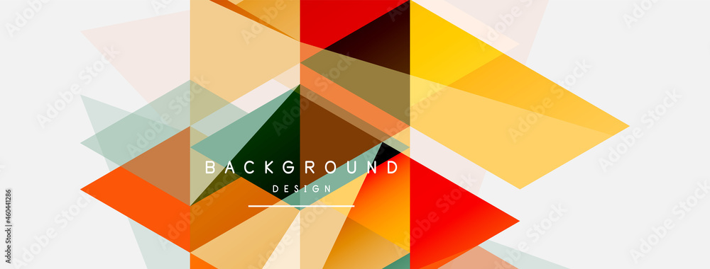 Mosaic triangles geometric background. Techno or business concept, pattern for wallpaper, banner, background, landing page Mosaic triangles geometric background. Techno or business concept, pattern for wallpaper, banner, background, landing page