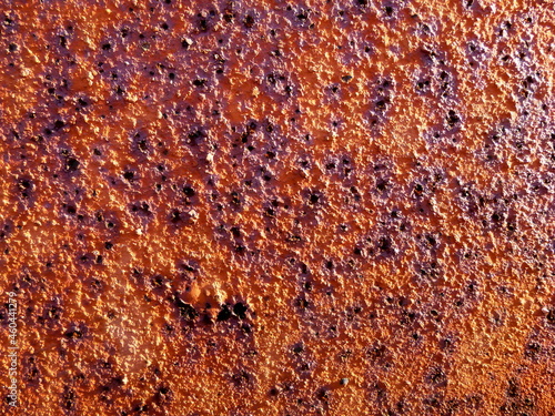 Texture of rusty iron aged old. Grunge metal plate background.