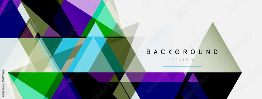 Mosaic triangles geometric background. Techno or business concept, pattern for wallpaper, banner, background, landing page Mosaic triangles geometric background. Techno or business concept, pattern for wallpaper, banner, background, landing page