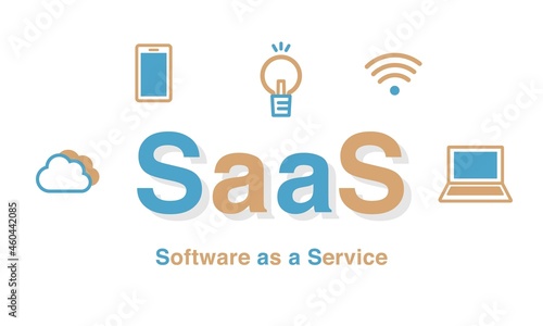 SaaSのイラストアイコン