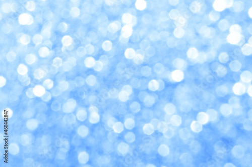 Blue bokeh background. Photo can be used for New Year, Christmas and all celebration background concepts.
