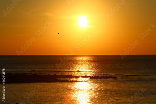 Sunset Sunrise Seascape Ocean Sea Background © Dan