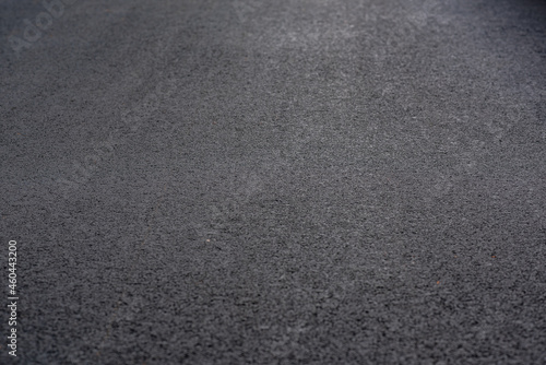 Asphalt background texture. New fresh asphalt black and white 
