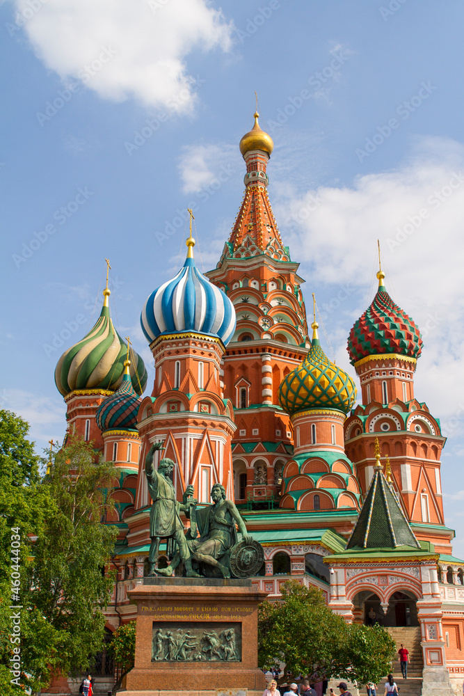 Catedral de San Basilio o Saint Basil´s Cathedral en la ciudad de Moscu o Moscow en el pais de Rusia o Russia