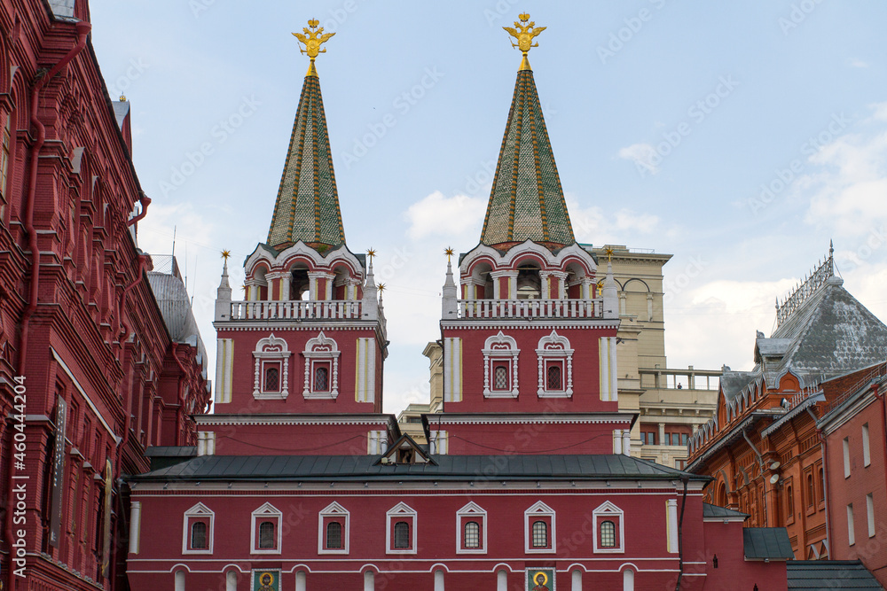 Plaza Roja o Red Square en la ciudad de Moscu o Mosow en el pais de Rusia o Russia