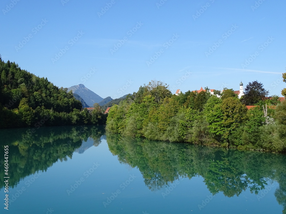 Lech bei Füssen im Allgäu Lech bei Füssen im Allgäu
