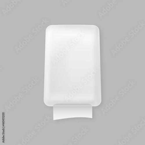Dispenser for paper towels mockup
