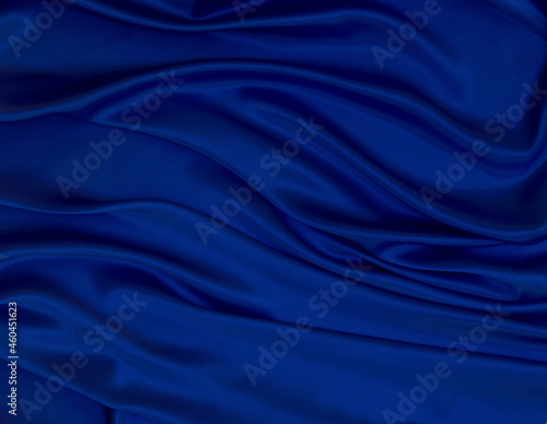 abstract blue royal fabric