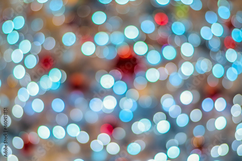 Background texture of colorful LED blurred lights