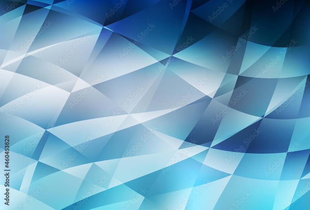 Light BLUE vector abstract mosaic backdrop. Light BLUE vector abstract mosaic backdrop.