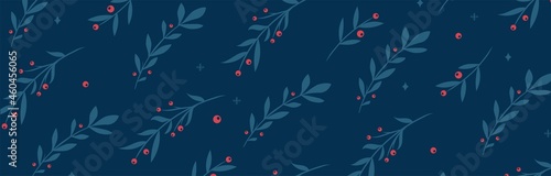 Merry Christmas Holiday cards and invitations. Abstract backgrounds design.