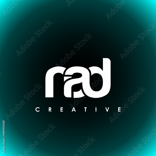 NAD Letter Initial Logo Design Template Vector Illustration