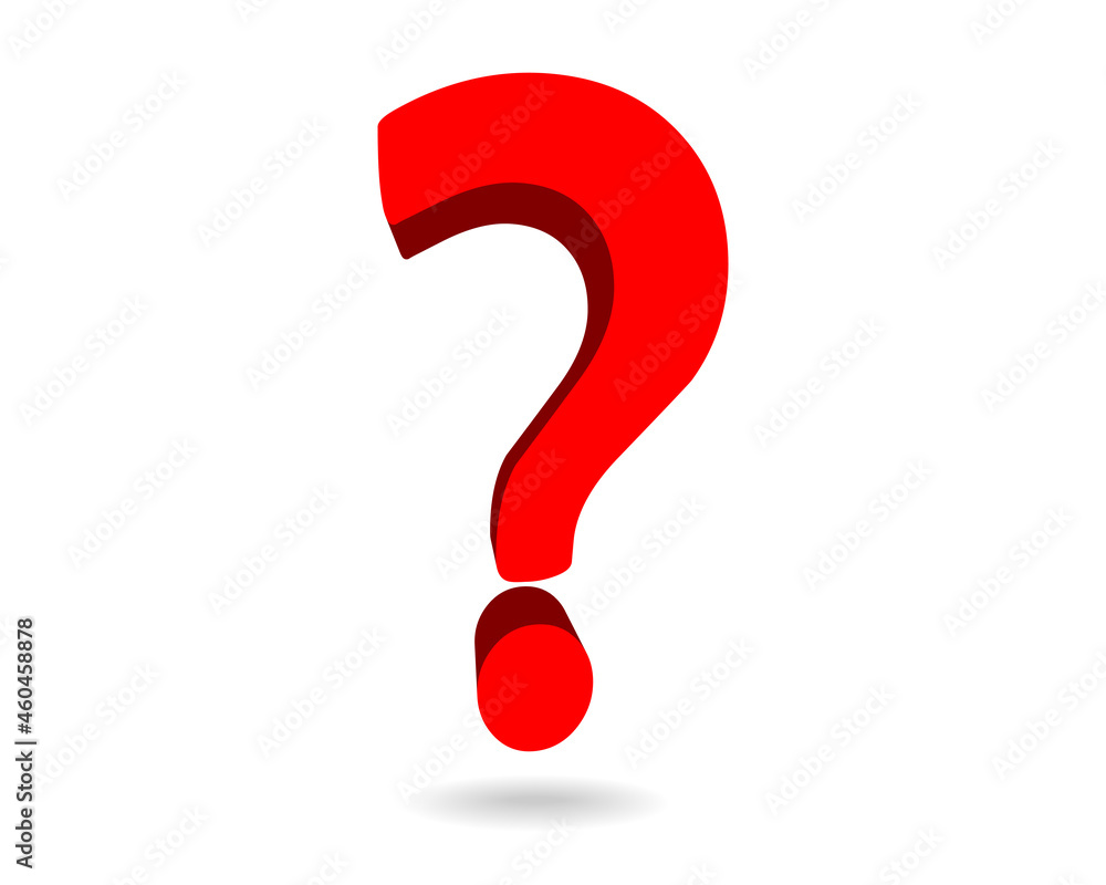 Large question mark. Searching for answer. Vector illustration. Large question mark. Searching for answer. Vector illustration.