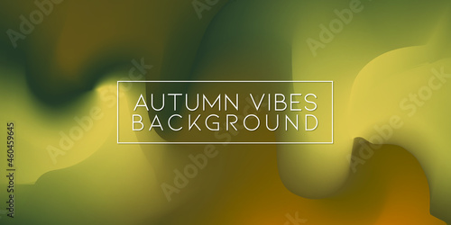 Autumn Vibes Color Oil Painting Blur Artistic Texture Background. Fall Season Acrylic Watercolor Artwork Backdrop Design Banner Template.