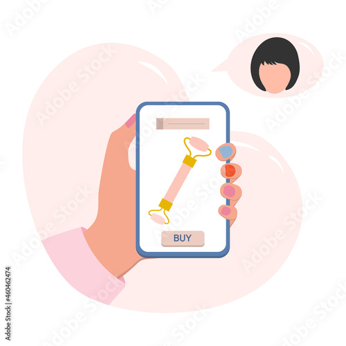 Order Beauty Online Store Care Shop Cell Phone Buy