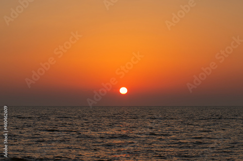 sunset sea in florida,romantic wallpaper sun sets in the ocean landscape,background from the beach