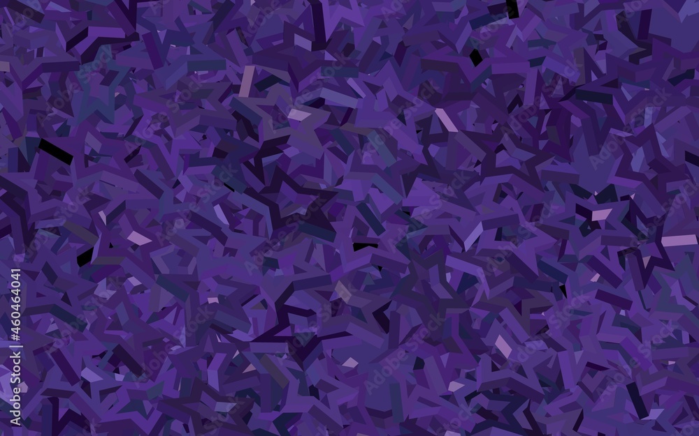 Fototapeta premium Dark Purple vector layout with bright stars.