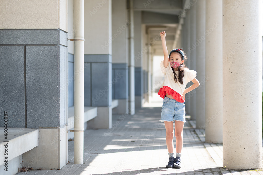 元気な女子小学生