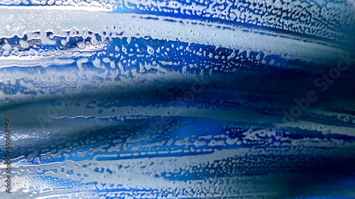 Abstract background - view through window while going through the car wash.