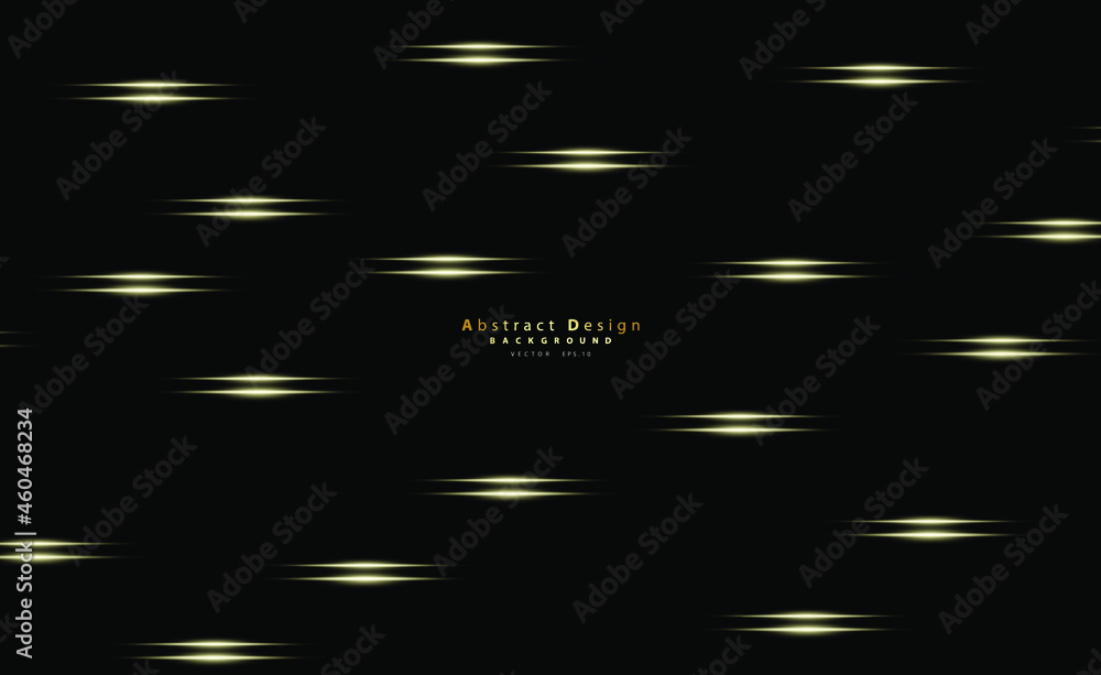 Premium background. Abstract luxury pattern. Gold glitter stripes background. Abstract gold line texture. Black pattern vector illustration.