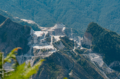 View of the Carrara Marble Quarries photo