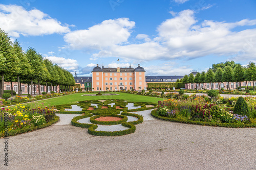 Schwetzingen, Germany. The central alley of the castle park
