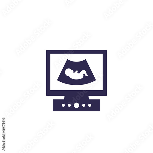 ultrasonography vector icon
