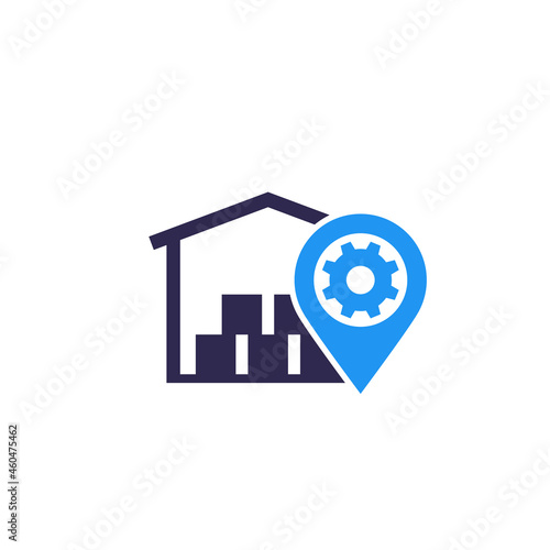 warehouse, logistics, distribution icon