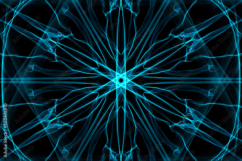 abstract fractal futuristic colourful pattern on black background abstract fractal futuristic colourful pattern on black background