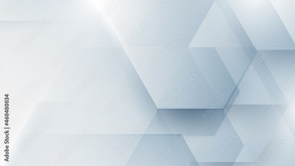 Abstract blue and white hexagon with technology futuristic concept background. Vector illustration Abstract blue and white hexagon with technology futuristic concept background. Vector illustration