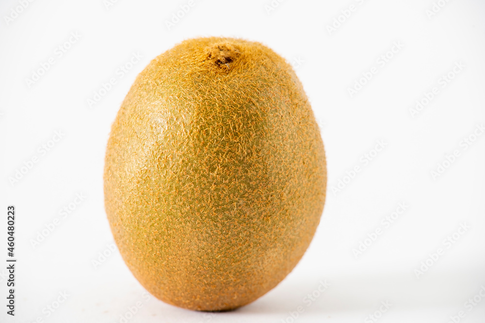 Kiwi fruit macro close up, white background, horizontal format Kiwi fruit macro close up, white background, horizontal format