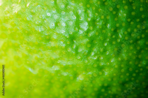Macro Fruit: Zest of lime, ultra close up, horizontal format, format filling