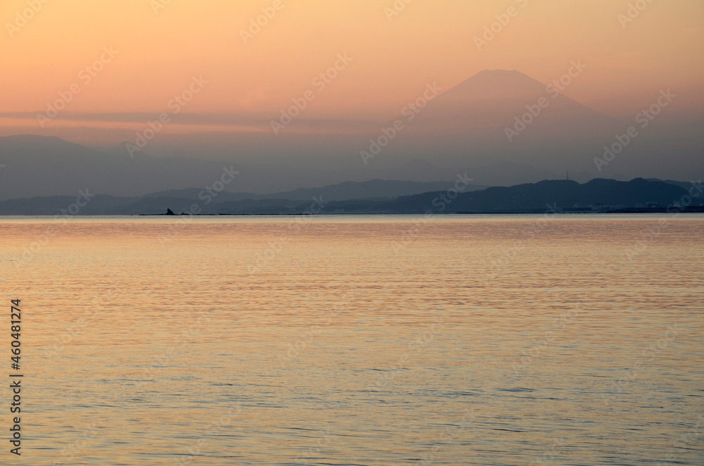 Fototapeta premium 富士夕景