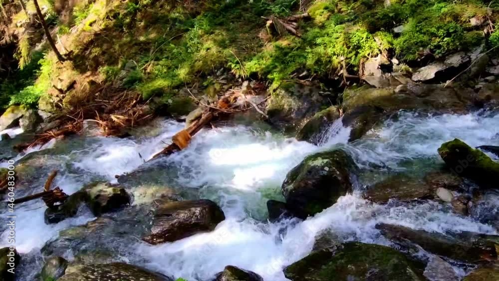 Hiking to the Pojer Waterfall Nearby Sand in Taufers South Tyrol. Hiking to the Pojer Waterfall Nearby Sand in Taufers South Tyrol.