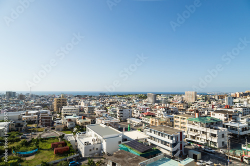 沖縄県宜野湾市の街並み