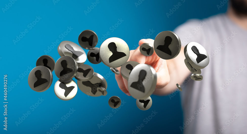 Concept of Network, internet communication. 3d illustration Concept of Network, internet communication. 3d illustration