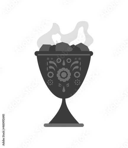 vessel with incense