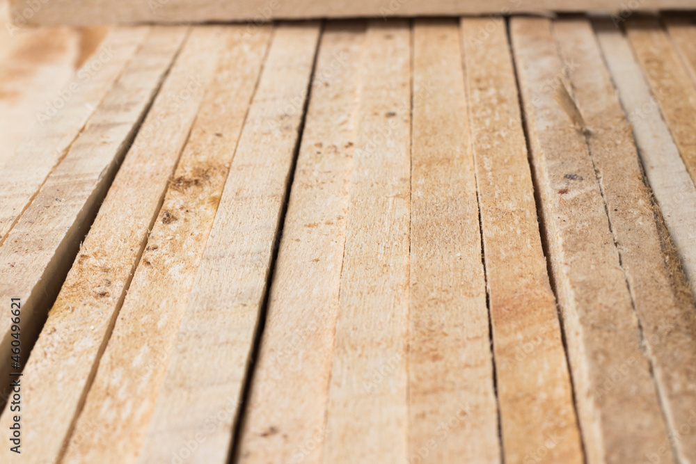 The logs are placed neatly. The logs are placed neatly.