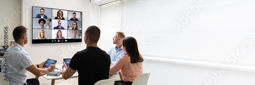 Online Video Conference Training Business Meeting