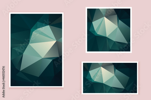 abstract textured polygonal background vector. Blurry triangle design. The pattern can be used for the background.	
