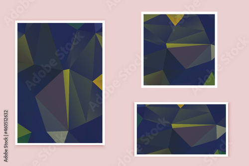 abstract textured polygonal background vector. Blurry triangle design. The pattern can be used for the background.	