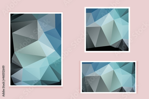 abstract textured polygonal background vector. Blurry triangle design. The pattern can be used for the background.	